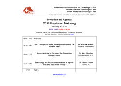 Here you will find the invitation and agenda