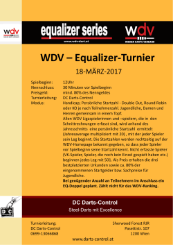 equalizer series - Wiener Darts Verband