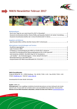 NWJV-Newsletter Februar 2017