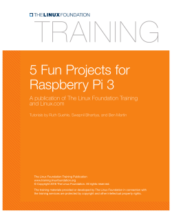 5 Fun Projects for Raspberry Pi 3