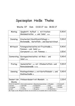 Heiße Theke