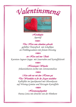 Herzklopfen Aperitif Das Herz zum schmelzen gebracht gef&uuml;llter