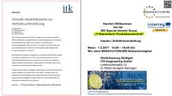Herzlich Willkommen bei der SIG Special Interest Group &bdquo;IT