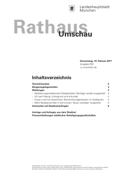 Rathaus Umschau