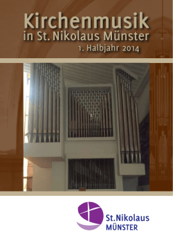 1. Halbjahr 2014 - St. Nikolaus Münster