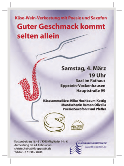 Guter Geschmack kommt selten allein