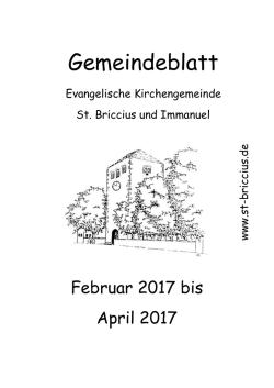 Febr. 2017 - Evangelische Kirchgemeinde St. Briccius