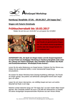 Hamburg 07.04. - 09.04.2017