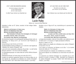 Lucie Huby - Grenz-Echo