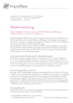 ImproWarePressemitteilung_Umstellung