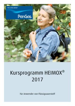 Kursprogramm HEIMOX® 2017