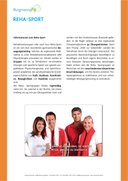 Reha-SpoRt - Burgmannsfit