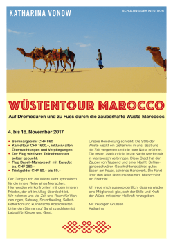 Wüstentour Marocco