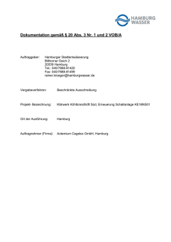 Hamburger Stadtentw&auml;sserung, Postfach 10 60 06, 20041 Hamburg