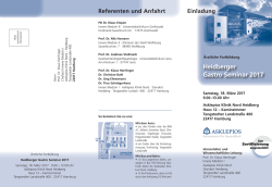 Heidberger Gastro Seminar 2017