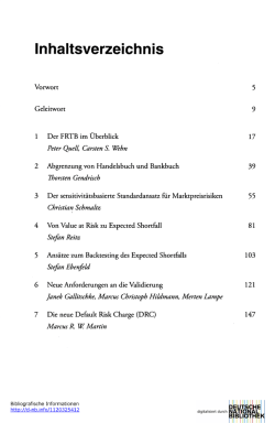Inhaltsverzeichnis