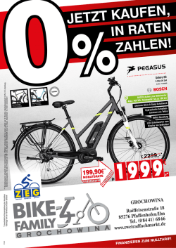 JETZT KAUFEN, - Zweirad Fachmarkt Grochowina