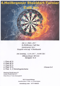 In Heilbronn, C&uuml;fe Inn lnnsbrucker Str.2 &ouml;, rialz zu 70