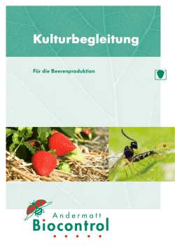 Kulturbegleitung - Andermatt Biocontrol