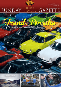 Trend : Porsche - Sunday Gazette