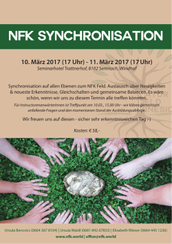 NFK Synchronisation - Natur-Feld
