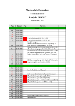 PDF-Kalender - Marienschule Euskirchen