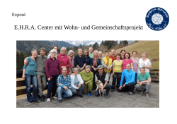 EHRA Center mit Wohn- und Gemeinschaftsprojekt