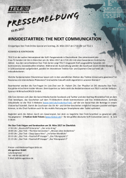 insidestartrek: the next communication