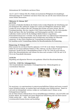 Programm als PDF-Datei - Gymnasium Philippinum Marburg
