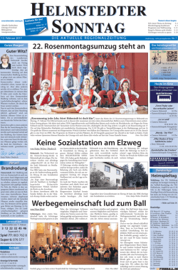 12. Februar 2017 - Helmstedter Sonntag