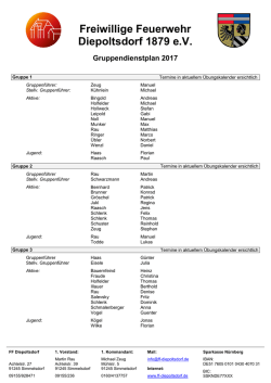Gruppendienstplan 2017