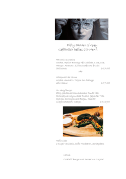 Fifty Shades of Grey Gef&auml;hrlich hei&szlig;es OX-Men&uuml;