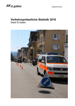 Verkehrspolizeiliche Statistik 2016