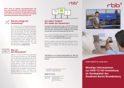DVB-T2 HD Flyer Berlin