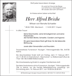 Herr Alfred Brixhe - Grenz-Echo