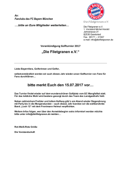 Golfturnier 2017