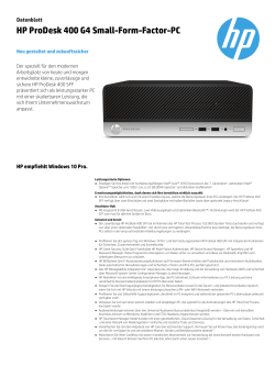 HP ProDesk 400 G4 Small-Form-Factor-PC