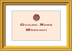 guilde &ndash; news m&auml;rz 2017 - Guilde Internationale des Fromagers
