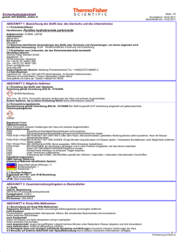 Sicherheitsdatenblatt