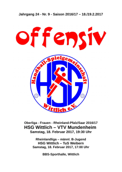Jg. 24 / Nr. 9 - HSG Wittlich eV