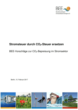 BEE-Vorschlag zur CO2-Bepreisung im Stromsektor_final