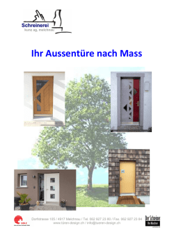 Ihre - Schreinerei Kunz