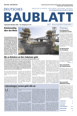 Ausgabe 2007_6 - Deutsche Baublatt