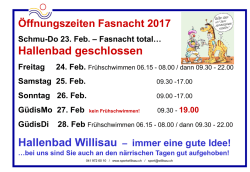 Hallenbad geschlossen