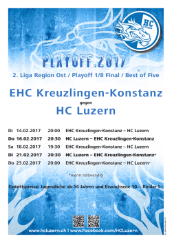 Grossansicht Playoff-Flyer