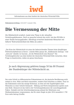 Die Vermessung der Mitte