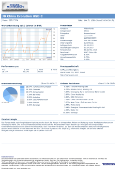 JB China Evolution USD C
