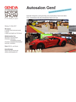 Autosalon Genf