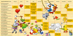 Kids-Eventkalender 2017 Februar März April Mai Juni/Juli August