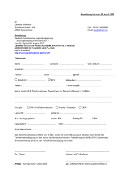 Anmeldung